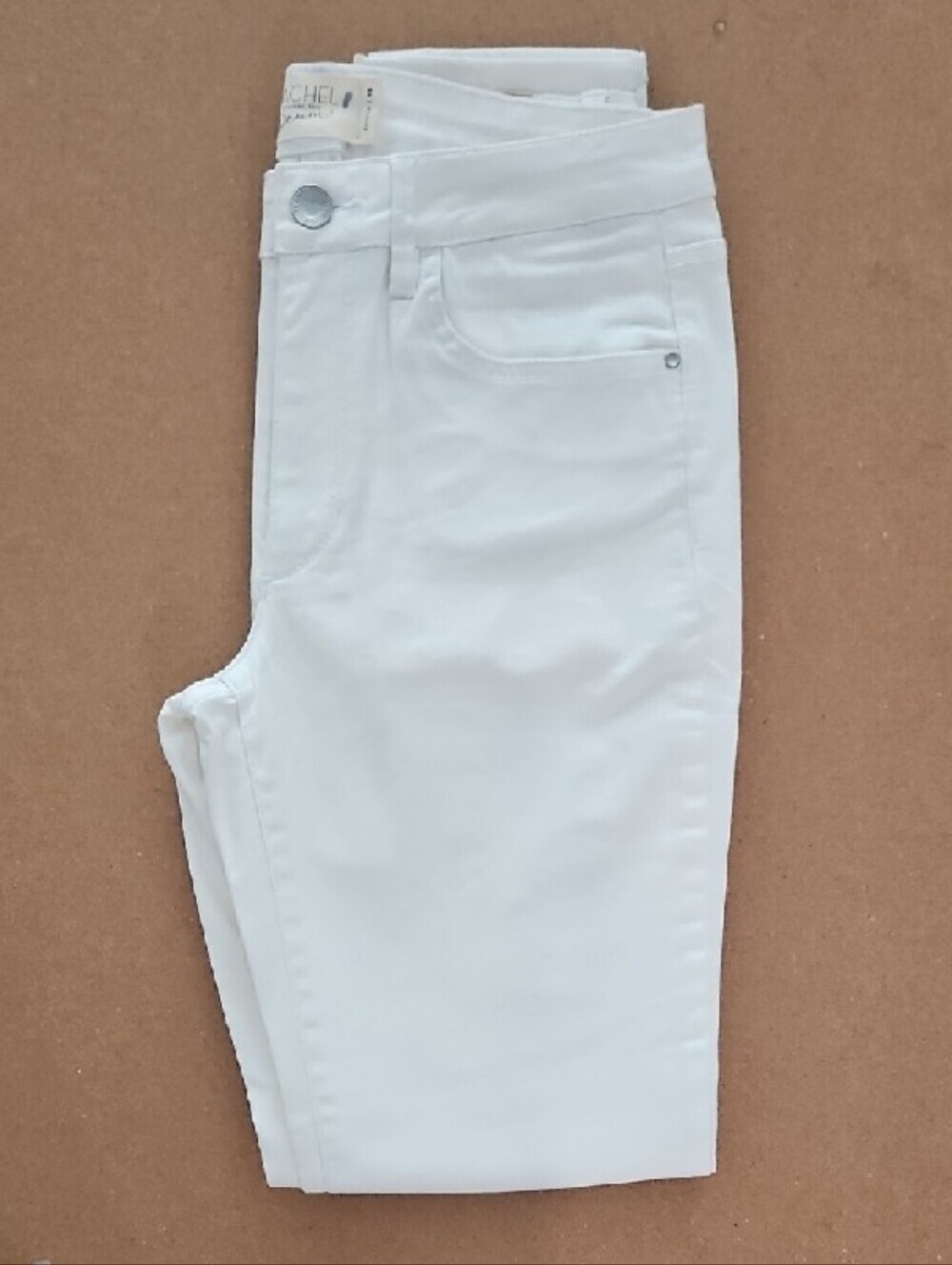 RACHEL By Rachel Roy Denim White Mid-Rise Skinny Icon Jeans Size 28 - Picture 3 of 8